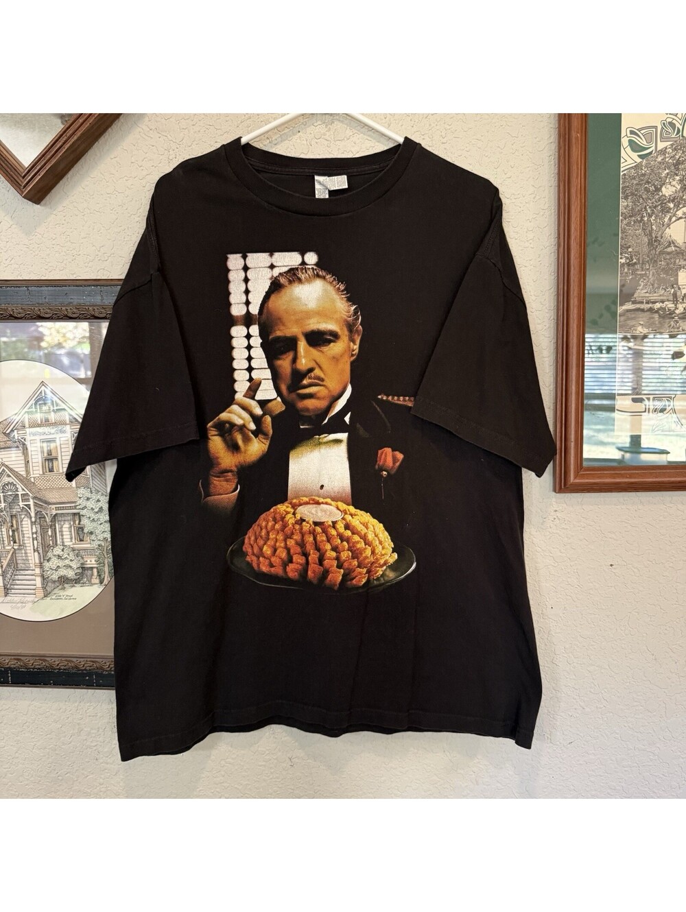 Godfather I’m Gonna Make Him An Onion He Refuse Funny Parody Outback Shirt Sz XL